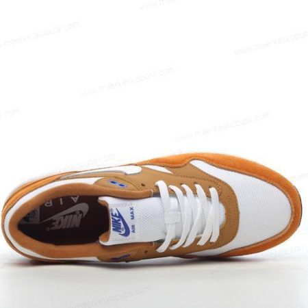 Billige Sko Nike Air Max 1 ‘Lysebrun Orange Hvid’ 908366-700