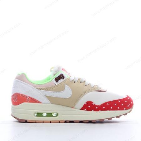 Billige Sko Nike Air Max 1 PRM ‘Hvid Rød Grøn’ DR2553-111