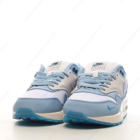 Billige Sko Nike Air Max 1 Premium ‘Hvid Blå’ DR0448-100