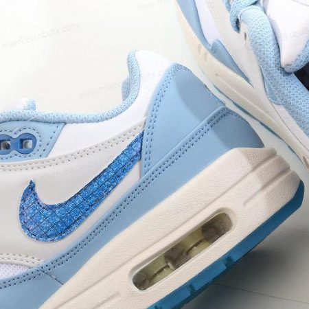 Billige Sko Nike Air Max 1 Premium ‘Hvid Blå’ DR0448-100