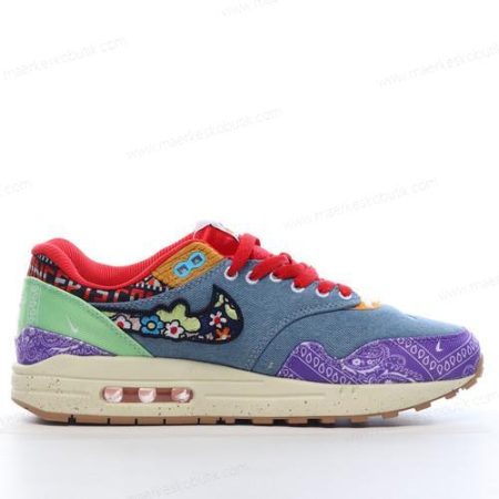 Billige Sko Nike Air Max 1 SP ‘Lilla Grøn Rød’ DN1803-500