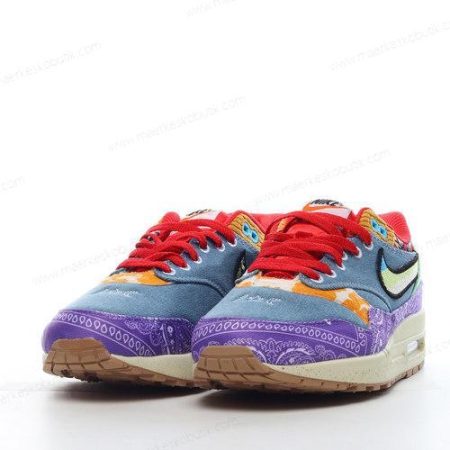 Billige Sko Nike Air Max 1 SP ‘Lilla Grøn Rød’ DN1803-500