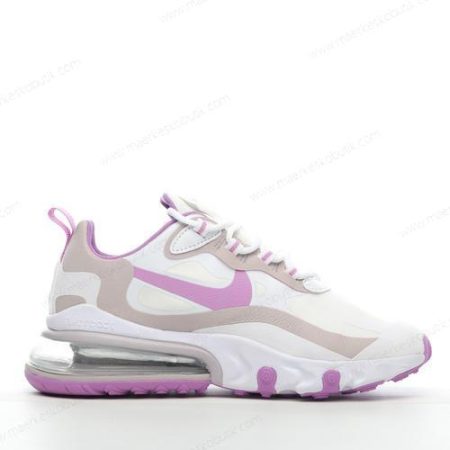 Billige Sko Nike Air Max 270 React ‘Hvid Violet’ CZ1609-100