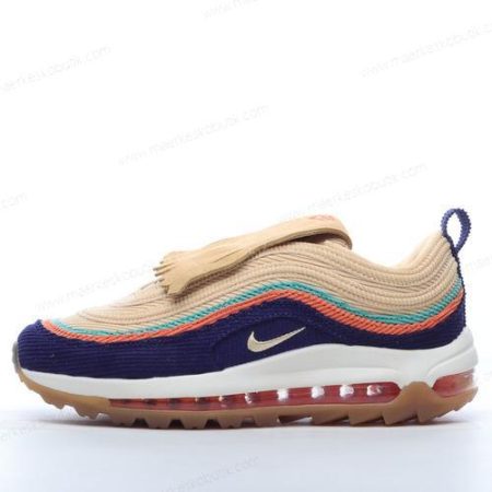 Billige Sko Nike Air Max 97 Golf NRG ‘Blå Guld Hvid Rød’ CJ0563-400