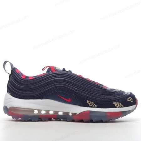 Billige Sko Nike Air Max 97 Golf NRG ‘Blå Guld Hvid Rød’ CK1220-400