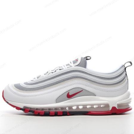 Billige Sko Nike Air Max 97 ‘Hvid Grå Rød’ 921522-111