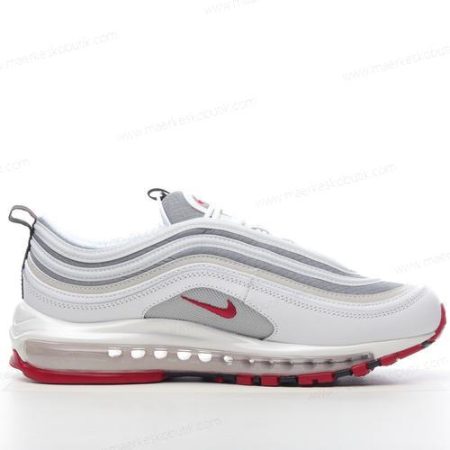 Billige Sko Nike Air Max 97 ‘Hvid Grå Rød’ 921522-111