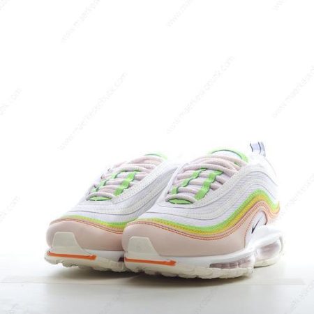 Billige Sko Nike Air Max 97 ‘Hvid Pink Grøn Sort’ FD0870-100