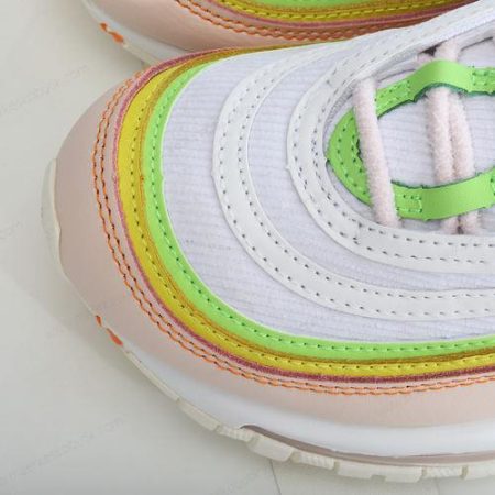 Billige Sko Nike Air Max 97 ‘Hvid Pink Grøn Sort’ FD0870-100