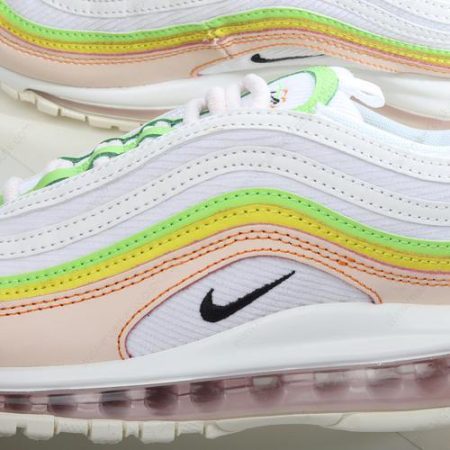 Billige Sko Nike Air Max 97 ‘Hvid Pink Grøn Sort’ FD0870-100