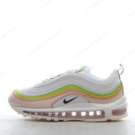 Billige Sko Nike Air Max 97 ‘Hvid Pink Grøn Sort’ FD0870-100