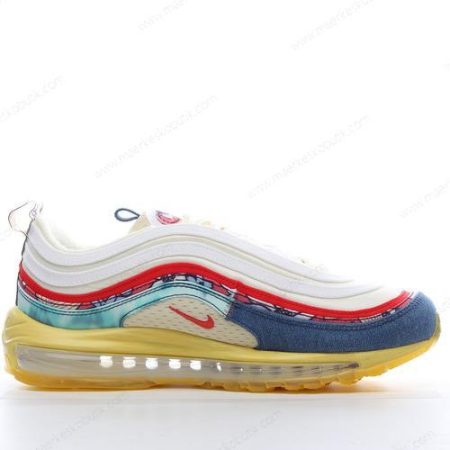 Billige Sko Nike Air Max 97 ‘Hvid Rød Blå’ DV1486-162