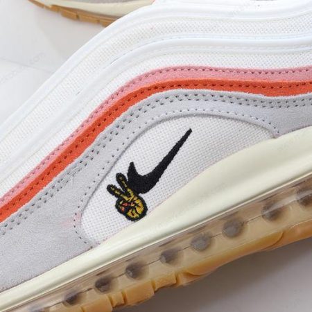 Billige Sko Nike Air Max 97 ‘Hvid Sort Rød’ DQ7655-100