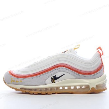 Billige Sko Nike Air Max 97 ‘Hvid Sort Rød’ DQ7655-100