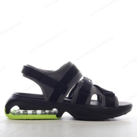 Billige Sko Nike Air Max Sol Volt Sandal Slide ‘Sort Grøn’ DD9973-004