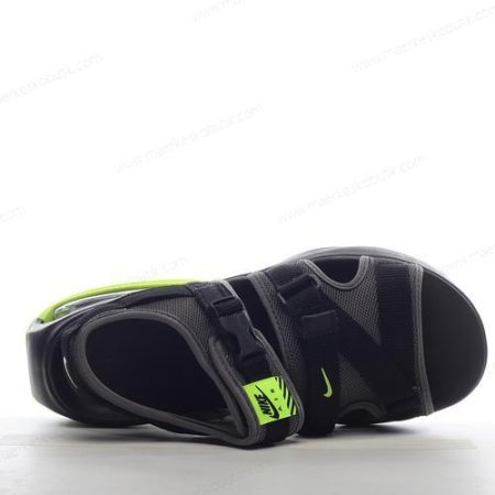 Billige Sko Nike Air Max Sol Volt Sandal Slide ‘Sort Grøn’ DD9973-004