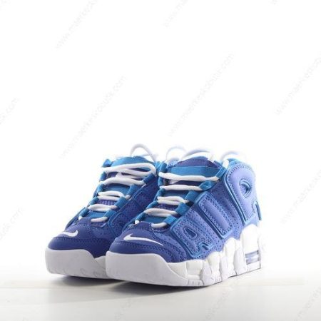 Billige Sko Nike Air More Uptempo 96 PS GS Kids ‘Blå Hvid’