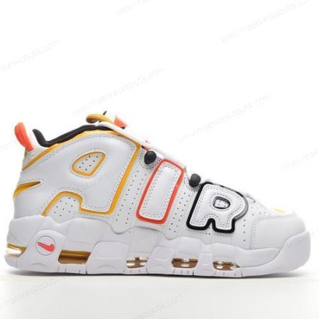 Billige Sko Nike Air More Uptempo ‘Hvid Orange Gul Sort’ DD9282-100