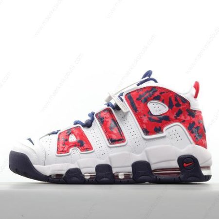 Billige Sko Nike Air More Uptempo ‘Hvid Rød Blå’ CZ7877-100