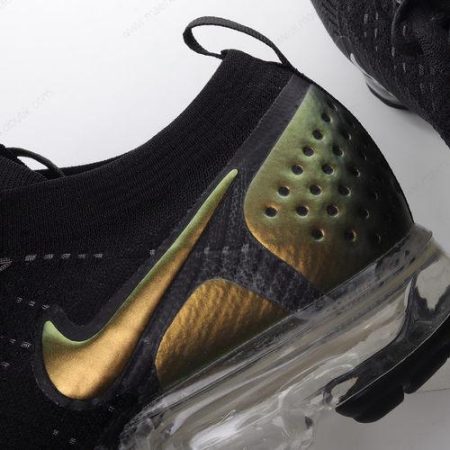 Billige Sko Nike Air VaporMax 2 ‘Sort Guld’ AR4500-051