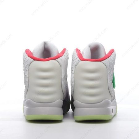 Billige Sko Nike Air Yeezy 2 ‘Grå Hvid Rød Grøn’ 508214-010