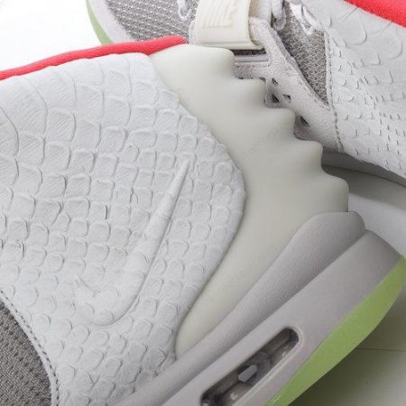 Billige Sko Nike Air Yeezy 2 ‘Grå Hvid Rød Grøn’ 508214-010