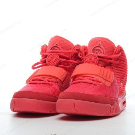 Billige Sko Nike Air Yeezy 2 ‘Rød’ 508214-660