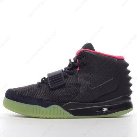 Billige Sko Nike Air Yeezy 2 ‘Sort Rød’ 508214-006