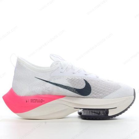 Billige Sko Nike Air Zoom AlphaFly Next ‘Hvid Sort Pink’ DD8877-100