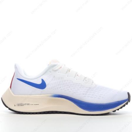 Billige Sko Nike Air Zoom Pegasus 37 ‘Hvid Blå’ CQ9908-100