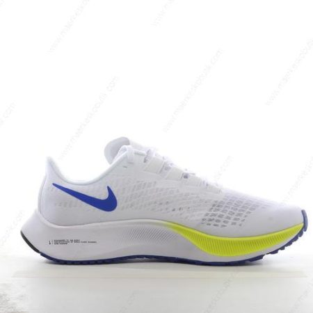 Billige Sko Nike Air Zoom Pegasus 37 ‘Hvid Gul Blå’ BQ9646-102