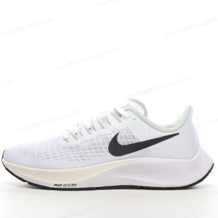 Billige Sko Nike Air Zoom Pegasus 37 ‘Hvid Sort’ CJ0677-100