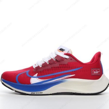 Billige Sko Nike Air Zoom Pegasus 37 ‘Rød Blå Hvid’ CQ9908-600