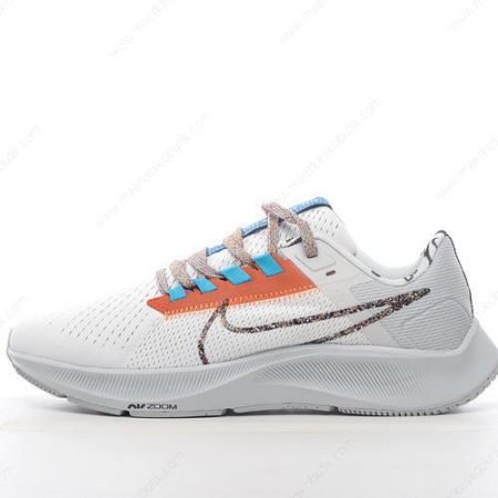 Billige Sko Nike Air Zoom Pegasus 38 ‘Hvid Orange’ DC4520-100