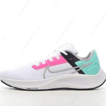 Billige Sko Nike Air Zoom Pegasus 38 ‘Hvid Pink Grøn Sort’ CW7356-102