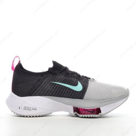 Billige Sko Nike Air Zoom Tempo Next Flyknit ‘Sort Grå Pink’ CI9923-006