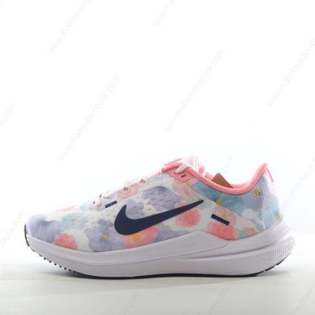 Billige Sko Nike Air Zoom Winflo 10 ‘Hvid Blå Pink’