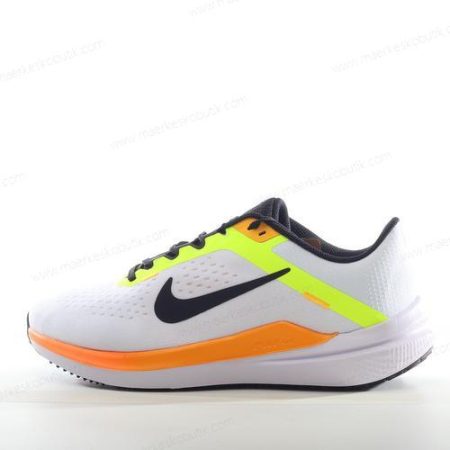 Billige Sko Nike Air Zoom Winflo 10 ‘Hvid Orange Sort’ DV4022-101