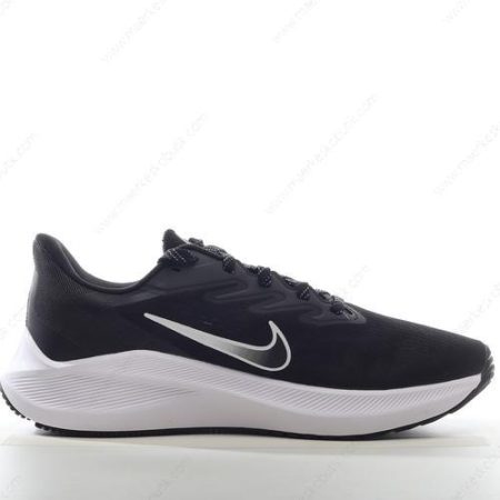 Billige Sko Nike Air Zoom Winflo 7 ‘Sort Hvid’ CJ0291-005