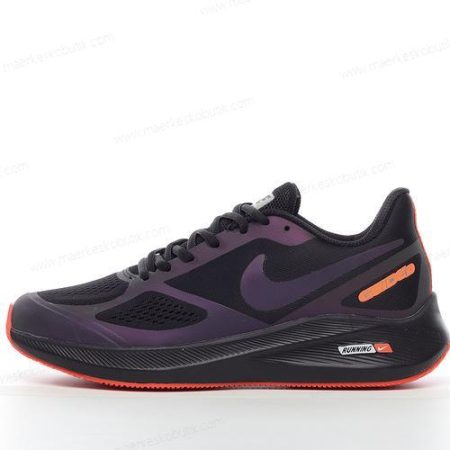 Billige Sko Nike Air Zoom Winflo 7 ‘Sort Lilla Orange’ CJ0291-055