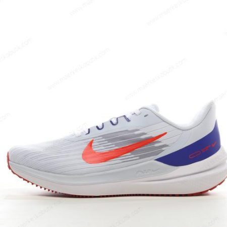 Billige Sko Nike Air Zoom Winflo 9 ‘Hvid Blå Orange’ DD6203-006