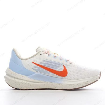 Billige Sko Nike Air Zoom Winflo 9 ‘Hvid Blå Orange’ DX6048-181