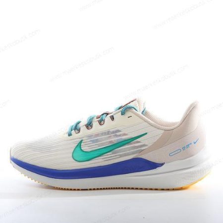 Billige Sko Nike Air Zoom Winflo 9 Premium ‘Hvid Blå Grå Grøn’ DV8997-100