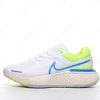 Billige Sko Nike Air ZoomX Invincible Run Flyknit ‘Hvid Blå Grøn’ CT2228-101