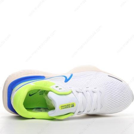 Billige Sko Nike Air ZoomX Invincible Run Flyknit ‘Hvid Blå Grøn’ CT2228-101