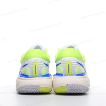 Billige Sko Nike Air ZoomX Invincible Run Flyknit ‘Hvid Blå Grøn’ CT2228-101