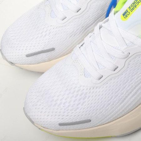 Billige Sko Nike Air ZoomX Invincible Run Flyknit ‘Hvid Blå Grøn’ CT2228-101