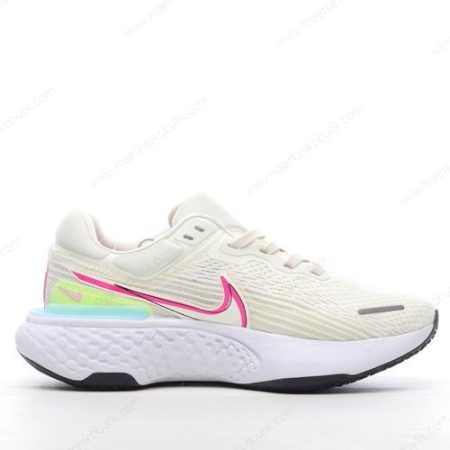 Billige Sko Nike Air ZoomX Invincible Run Flyknit ‘Hvid Pink Grøn’ DJ5454-001