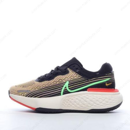 Billige Sko Nike Air ZoomX Invincible Run Flyknit ‘Hvid Sort Brun Grøn’ CT2228-108