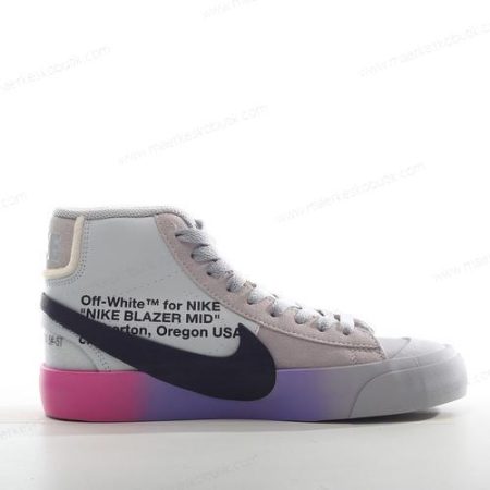 Billige Sko Nike Blazer Mid ‘Grå Ren Sort’ AA3832-002